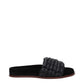 Chloé Black Leather Slippers