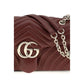 Gucci Bordeaux Calf Leather Bos Taurus Shoulder Bag