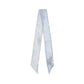 Alexander McQueen Light Blue Silk Scarf