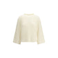 Fabiana Filippi Cream Fleece Wool Sweatshirt