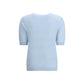 Fabiana Filippi Light Blue Polyester Sweatshirt