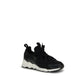 Pierre Hardy Black Neoprene Athletic Sneakers