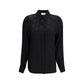 Alexander McQueen Black Viscose Pattern Shirt