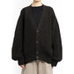 Lemaire Brown Cotton Cardigan