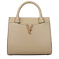 Versace Beige Leather Handbag