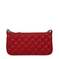Versace Red Leather Crossbody Bag