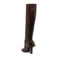 Dolce & Gabbana Brown Calfskin Ankle Boots