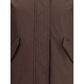 Woolrich Brown Cotton Full-Length Jacket