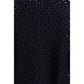 Fabiana Filippi Black Fleece Wool Sweatshirt