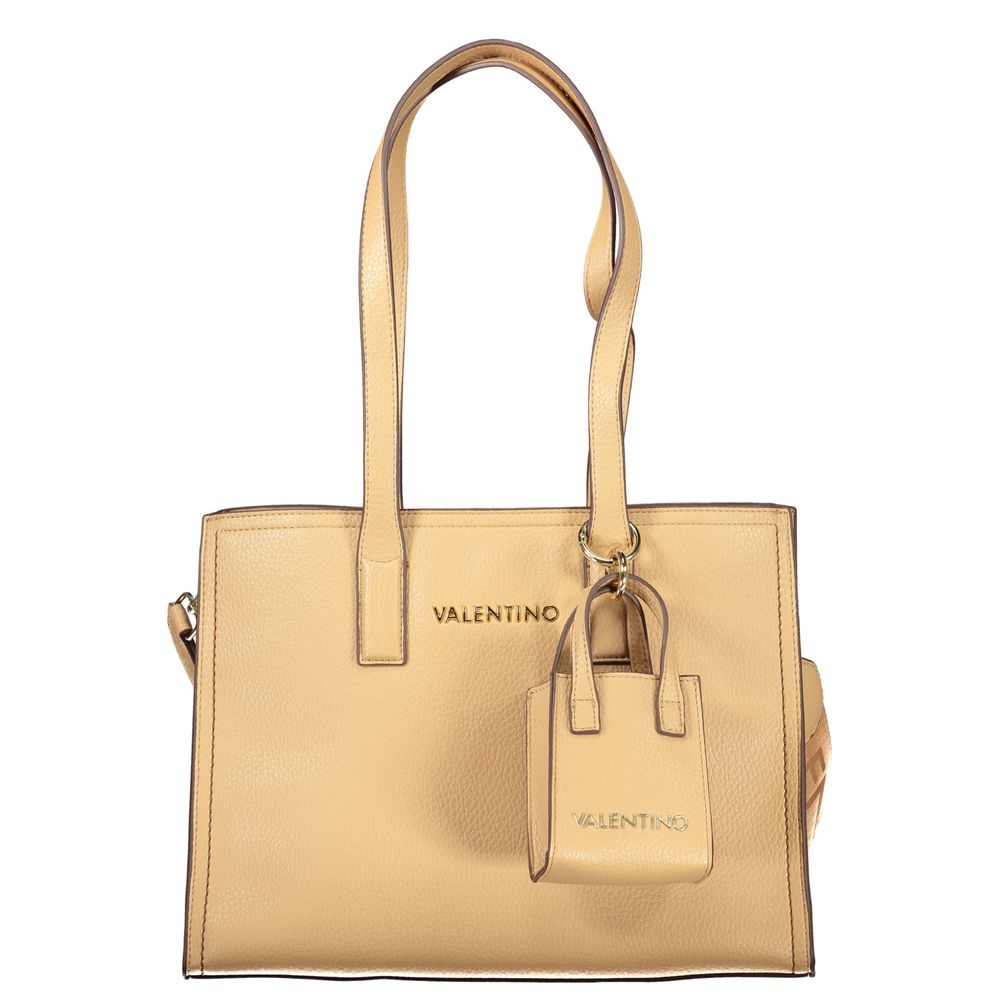 Mario Valentino Beige Polyurethane Women Handbag