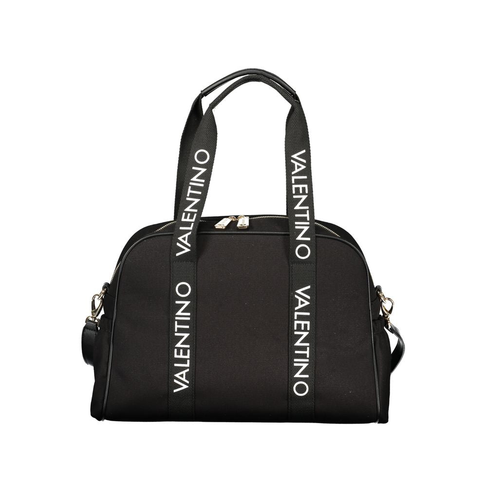 Mario Valentino Nero Cotton Women Handbag