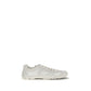Prada White Fabric Low Top Sneakers