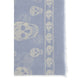 Alexander McQueen Light Blue Modal Scarf