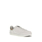Burberry White Calf Leather Bos Taurus Low Top Sneakers
