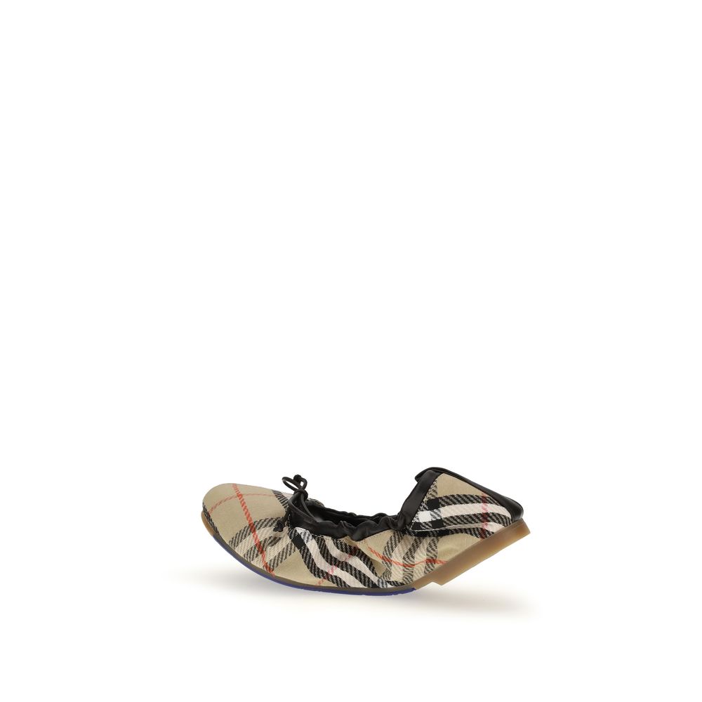 Burberry Multicolor Polyester Ballet Flats