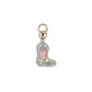 Ganni Silver Polyethylene Keychain