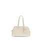 Jacquemus White Calf Leather Bos Taurus Shoulder Bag