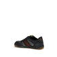 Gucci Black Calf Leather Bos Taurus Low Top Sneakers