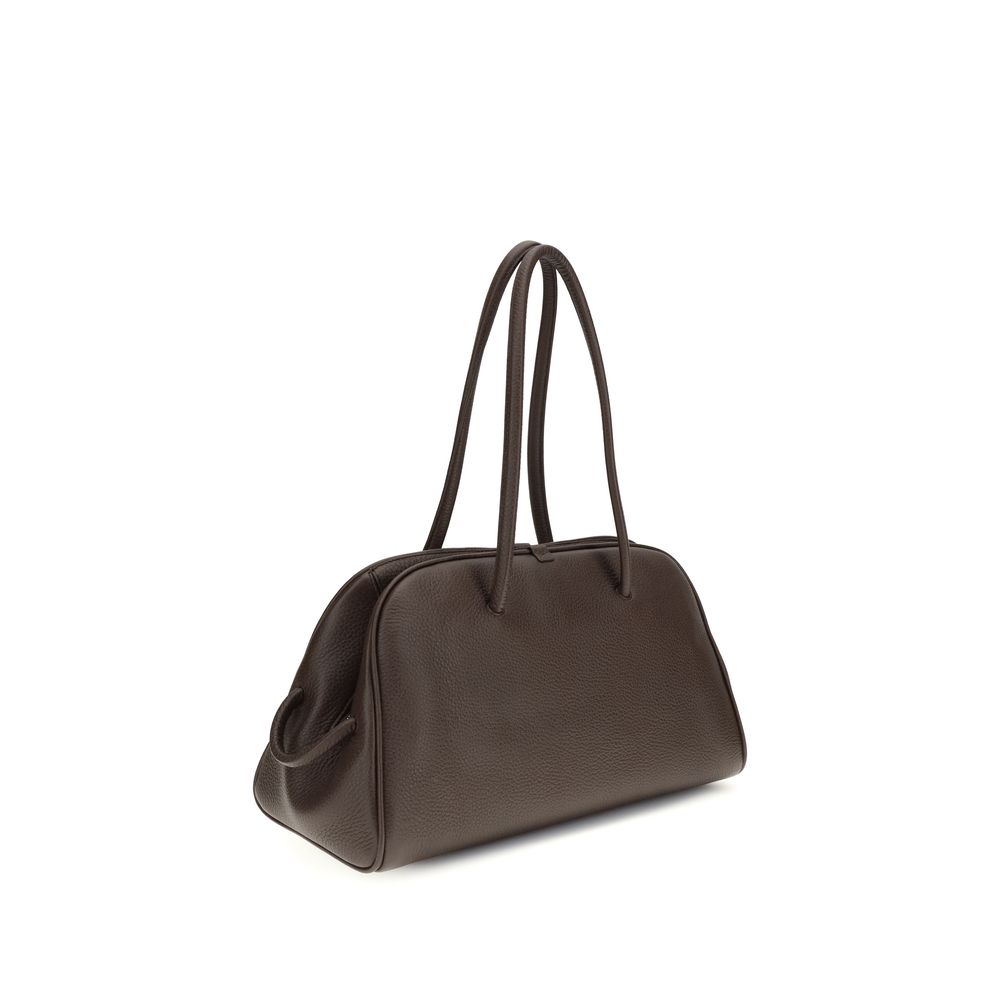Jacquemus Brown Calf Leather Bos Taurus Shoulder Bag