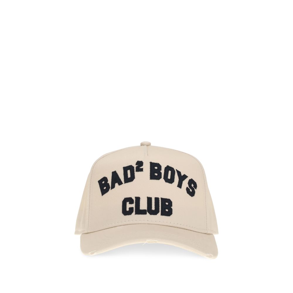 Dsquared² Beige Cotton Cap (Baseball Hat)