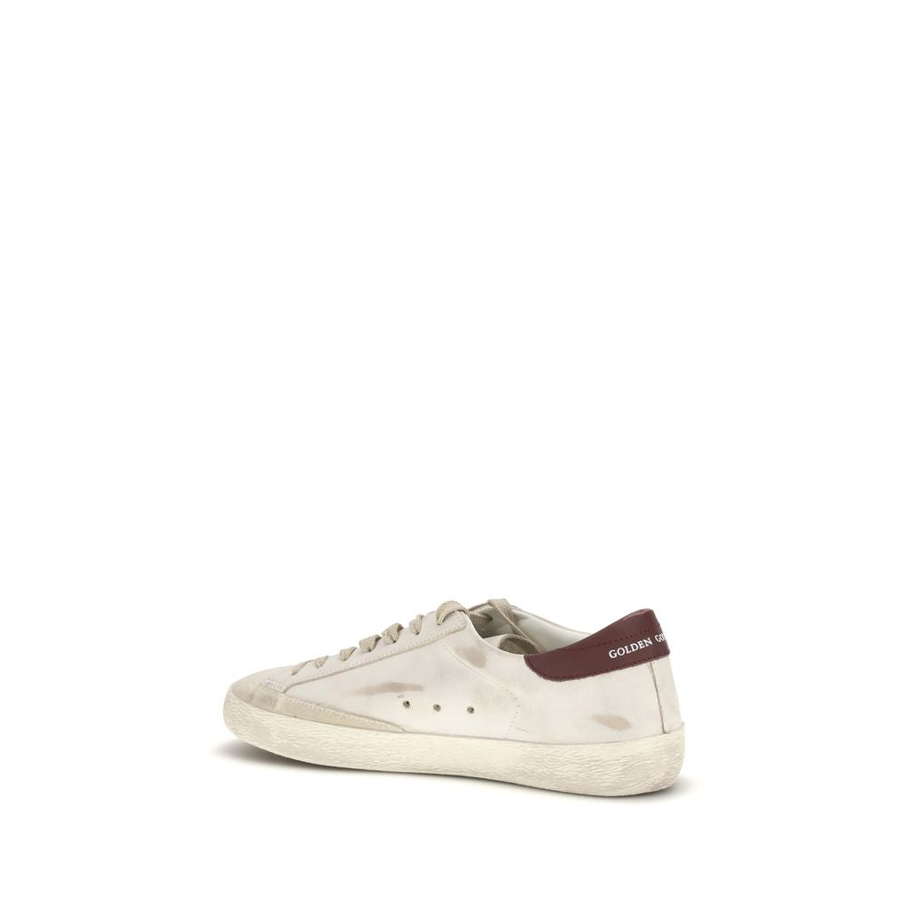 Golden Goose White Calf Leather Bos Taurus Sneakers