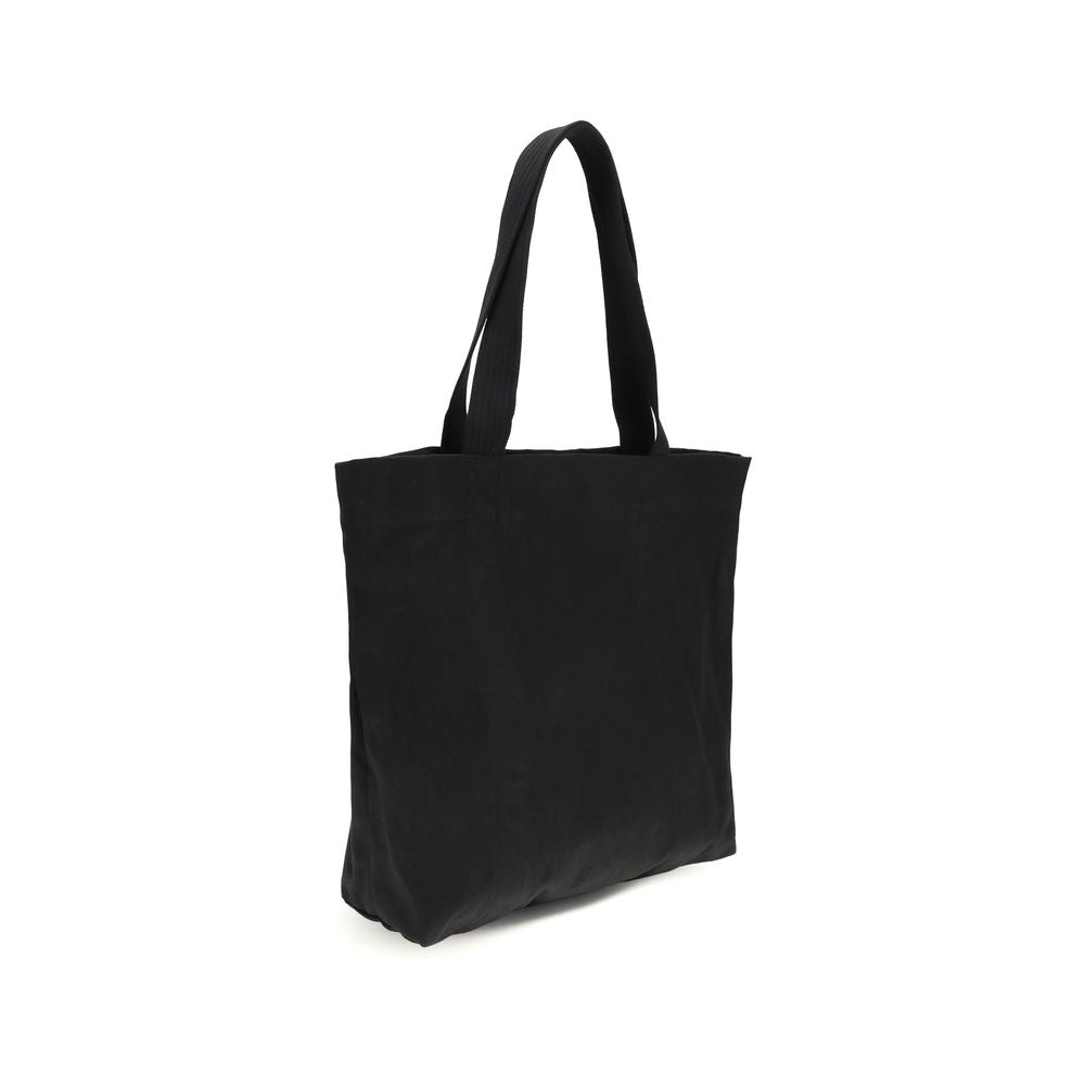 Y-3 Black Cotton Shoulder Bag