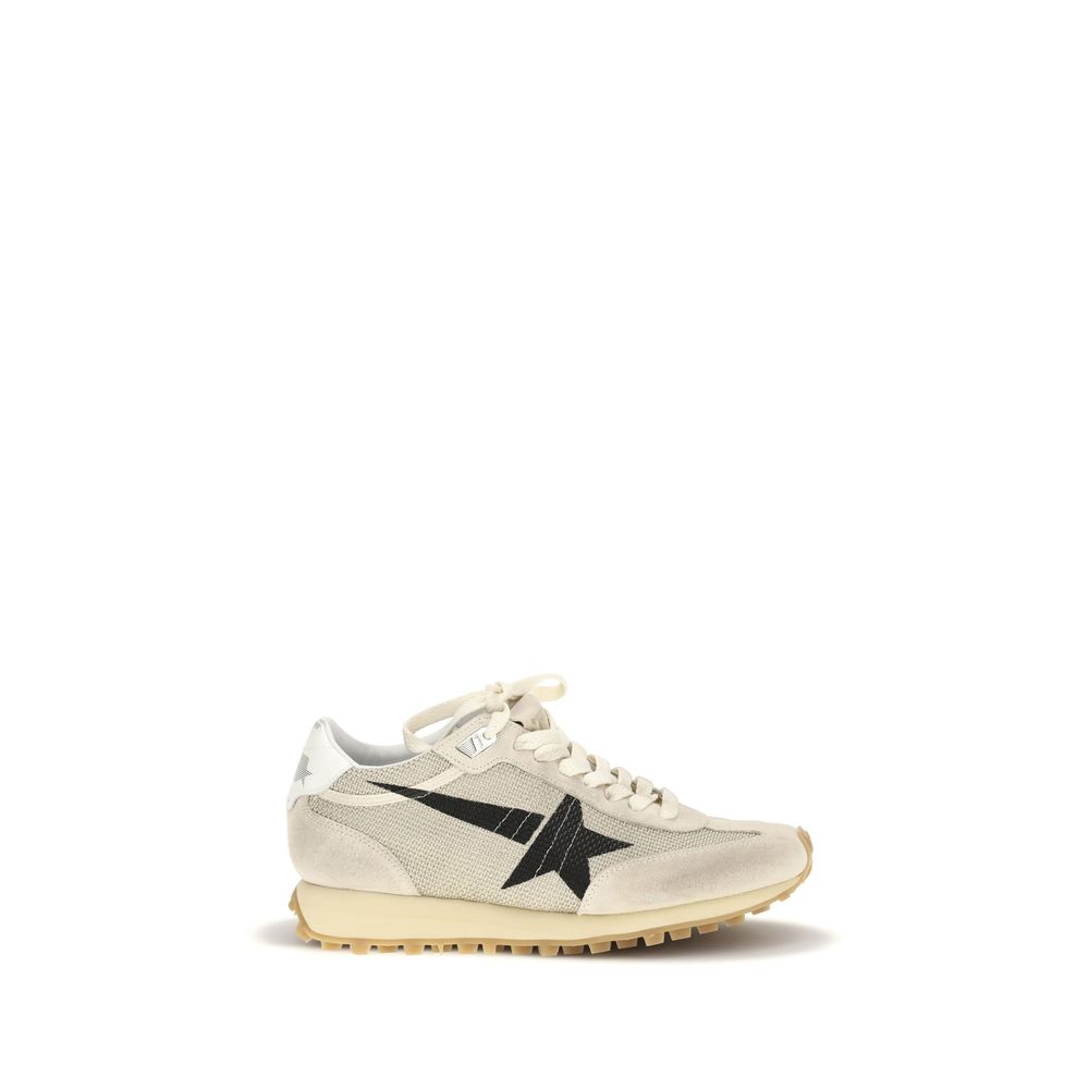 Golden Goose Beige Polyamide Athletic Sneakers