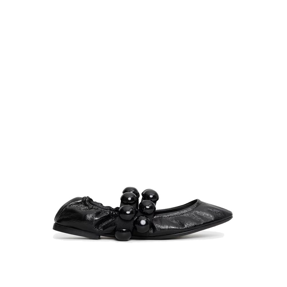 Alaïa Black Calfskin Moccassin