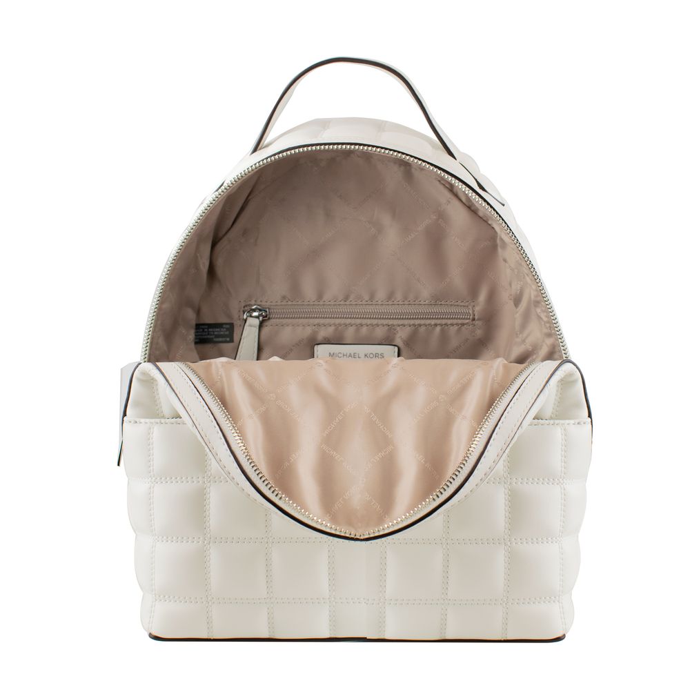 Michael Kors White Artificial Leather Backpack