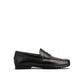 Tod's Black Calfskin Slip-On Loafers