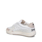Palm Angels White Calfskin Low Top Sneakers