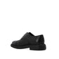 Salvatore Ferragamo Black Calfskin Oxfords And Derbies