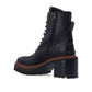 See By Chloé Black Calfskin Lace-Up Boots