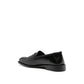 The Attico Black Calfskin Slip-On Loafers