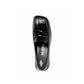 The Attico Black Calfskin Slip-On Loafers