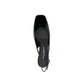 Dolce & Gabbana Black Calfskin Mid Heel Pumps