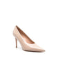Gianvito Rossi Beige Calfskin High Heel Pumps