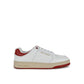 Saint Laurent White Calfskin Low Top Sneakers