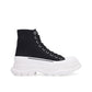 Alexander McQueen Black Canvas High Top Sneakers