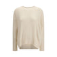 Allude Beige Cashmere Cashmere Sweater