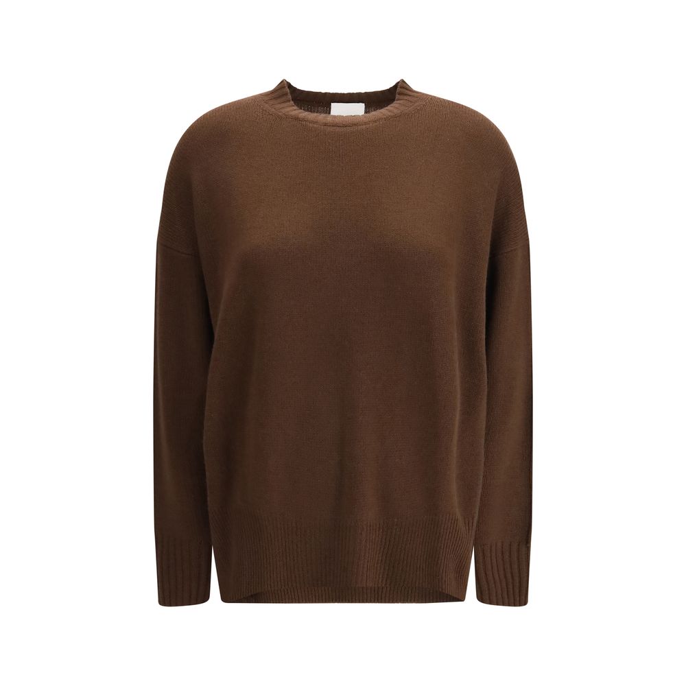 Allude Brown Cashmere Cashmere Sweater