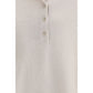 Allude Cream Cashmere Polo Shirt