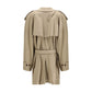 Balenciaga Beige Cotton Trench Coat