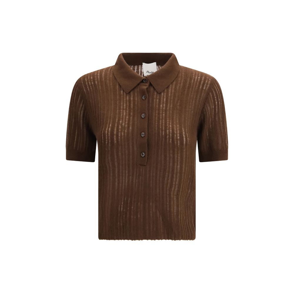 Allude Brown Cashmere Sweatshirt