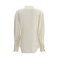 Rohe Cream Silk Dress Shirt