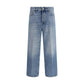 Haikure Blue Cotton Boyfriend Jeans