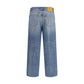 Haikure Blue Cotton Boyfriend Jeans