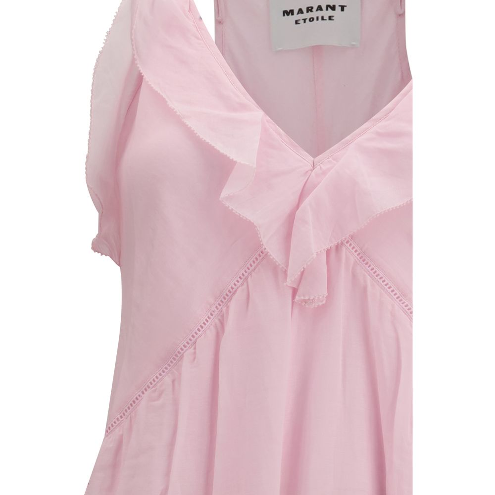 Marant Etoile Multicolor Cotton Casual Dress