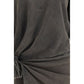 Marant Etoile Gray Cotton Casual Dress