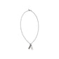 MM6 Silver Metal Necklace